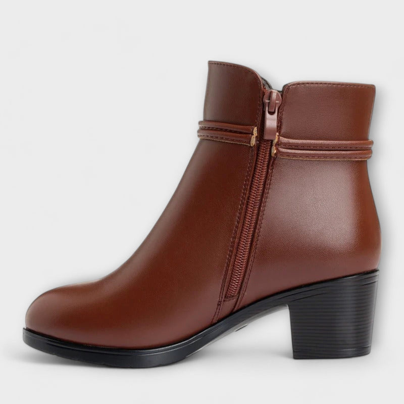 Frederika - Botas de invierno elegantes con cremallera