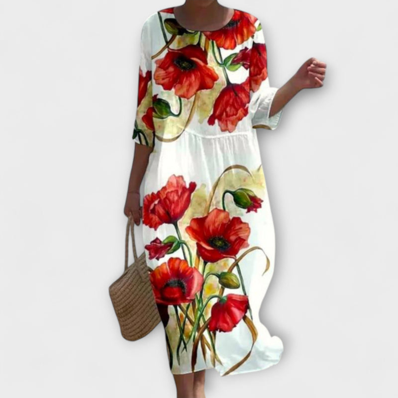 Miranda - Vestido Maxí Floral Elegante