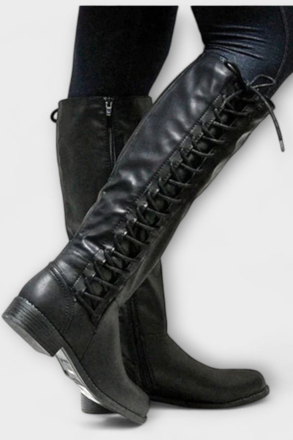 Botas Elegantes con Cordones