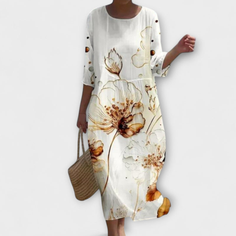 Miranda - Vestido Maxí Floral Elegante