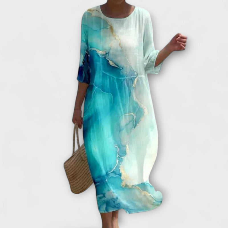 Miranda - Vestido Maxí Floral Elegante