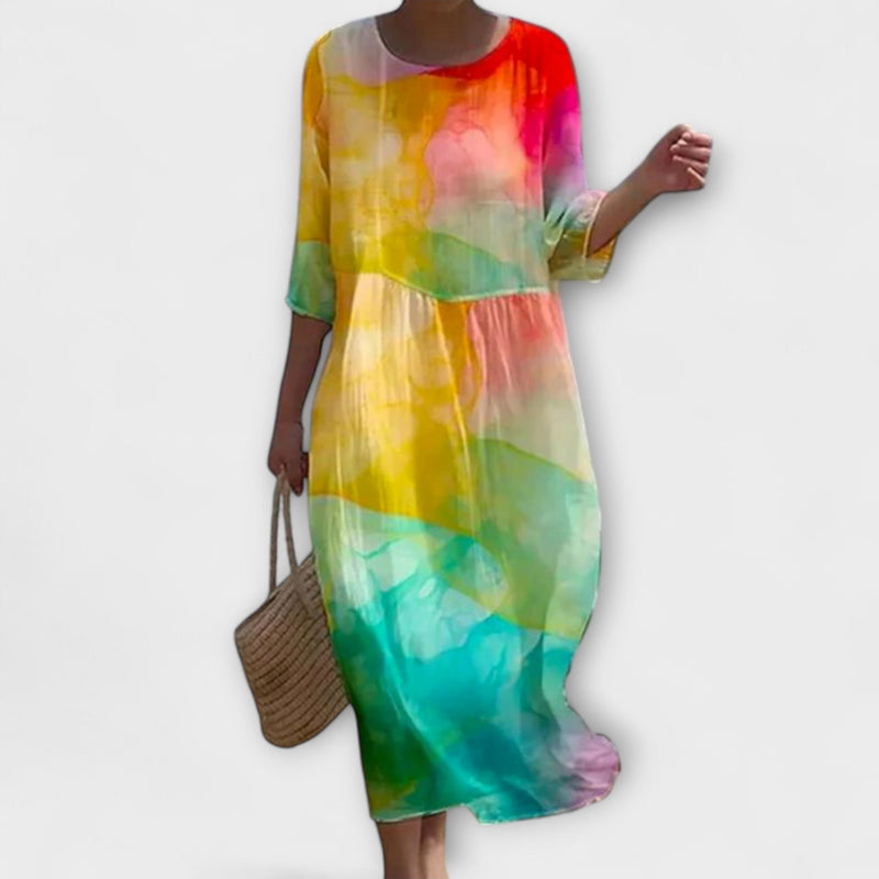Miranda - Vestido Maxí Floral Elegante