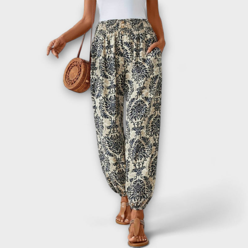 Scarlett - Pantalón con gráfico étnico