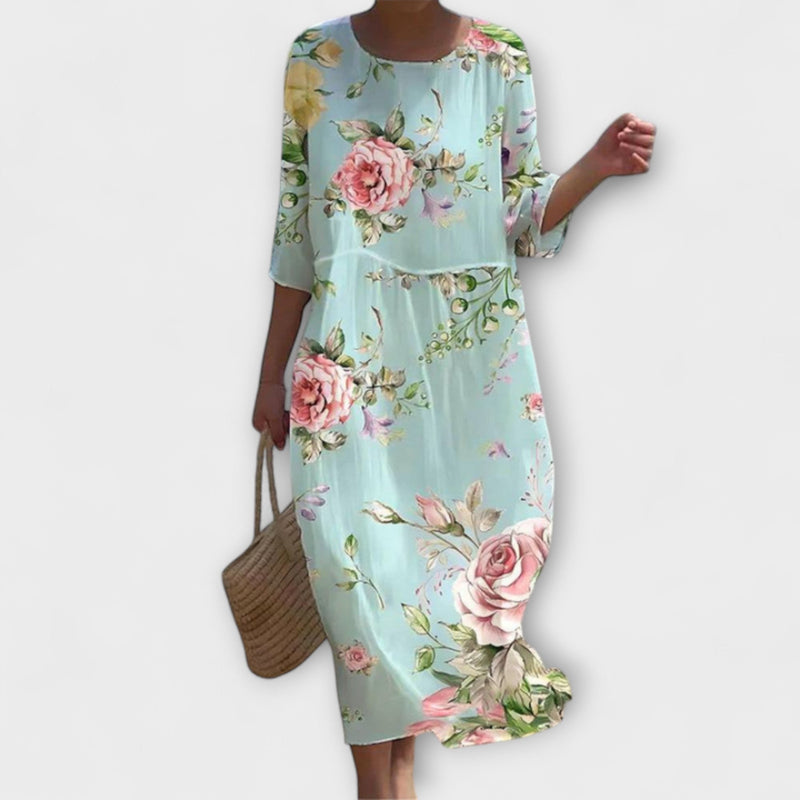 Miranda - Vestido Maxí Floral Elegante