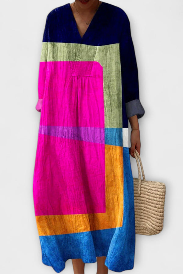 Brunhilde – Vestido de algodón mezcla atemporal