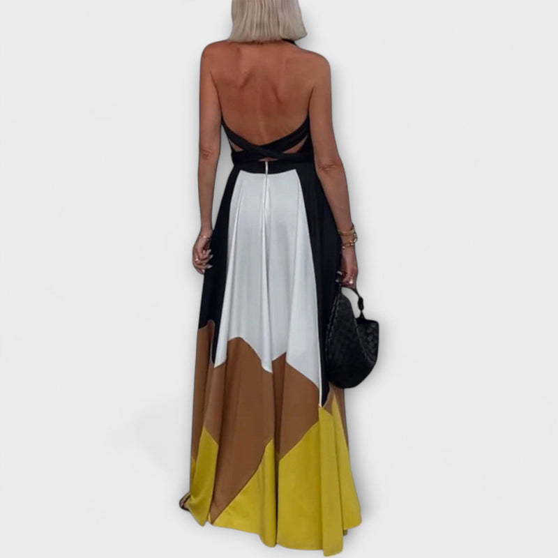 Nava - Vestido Largo con Espalda Abierta
