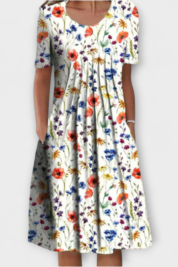 Emelie – Elegante vestido de capas con control de abdomen