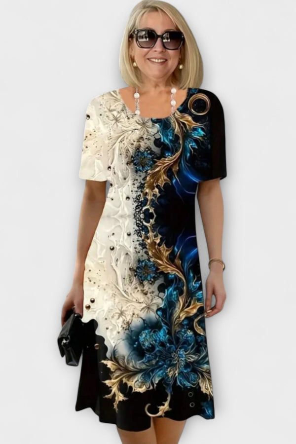 Barbara - Vestido Brisa de Flores de Verano