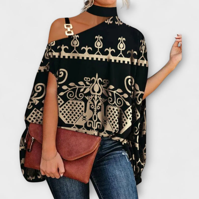 Blusa sin hombros para damas