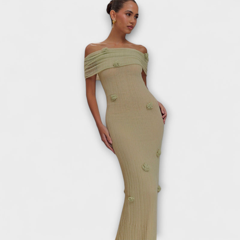 Erica - Vestido Maxilargo