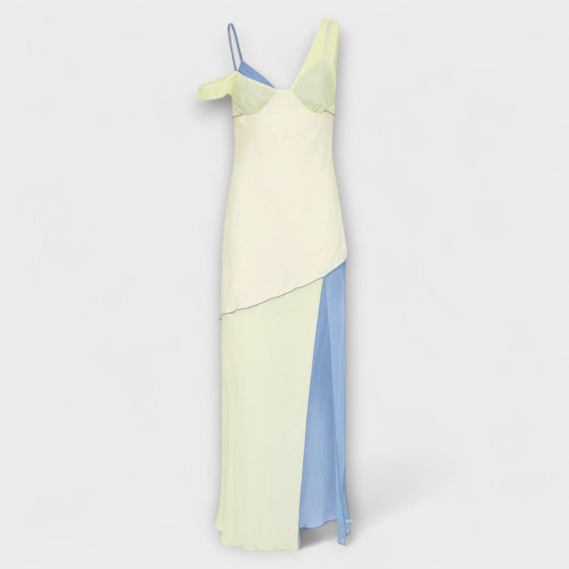 Alora - Vestido Midi Thames con Detalle de Corte