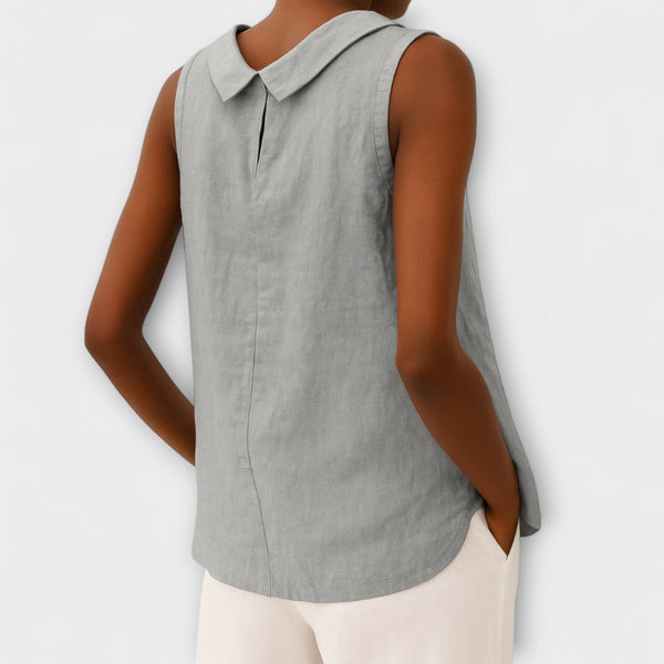 Brianna - Elegante top sin mangas