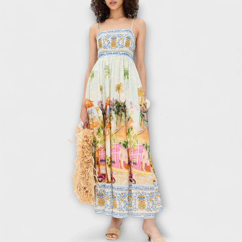 Lumen - Aracati Maxivestido Multicolor