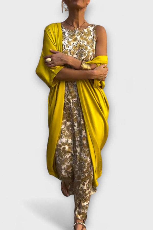 Charlotte - Vestido Elegante con Cardigan a Juego
