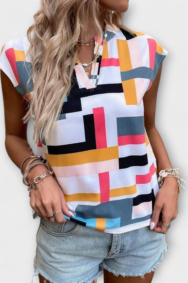 Chloe - Blusa de manga corta
