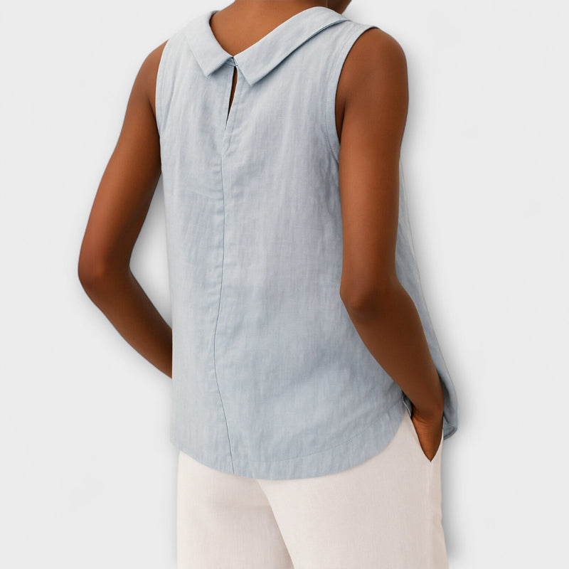 Brianna - Elegante top sin mangas