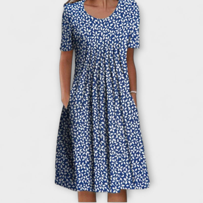 Emelie – Elegante vestido de capas con control de abdomen