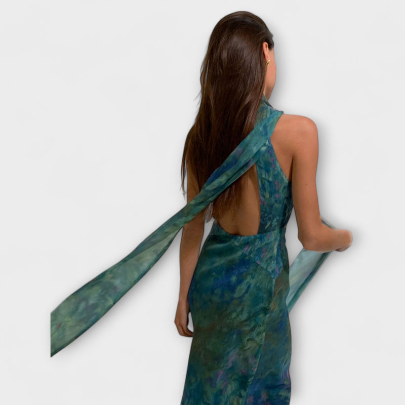 Maisie - Vestido Maxi Iris Monet