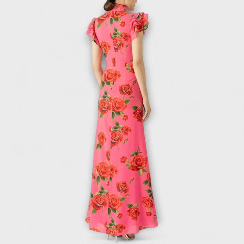 Luna - Vestido maxi con estampado floral