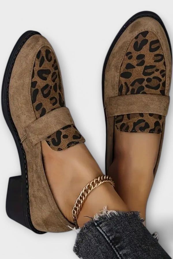 Karla - Zapatos de mujer elegantes con estampado de leopardo