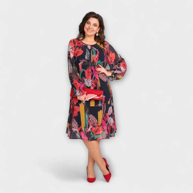 Caroline - Elegante vestido de talla grande para el máximo confort