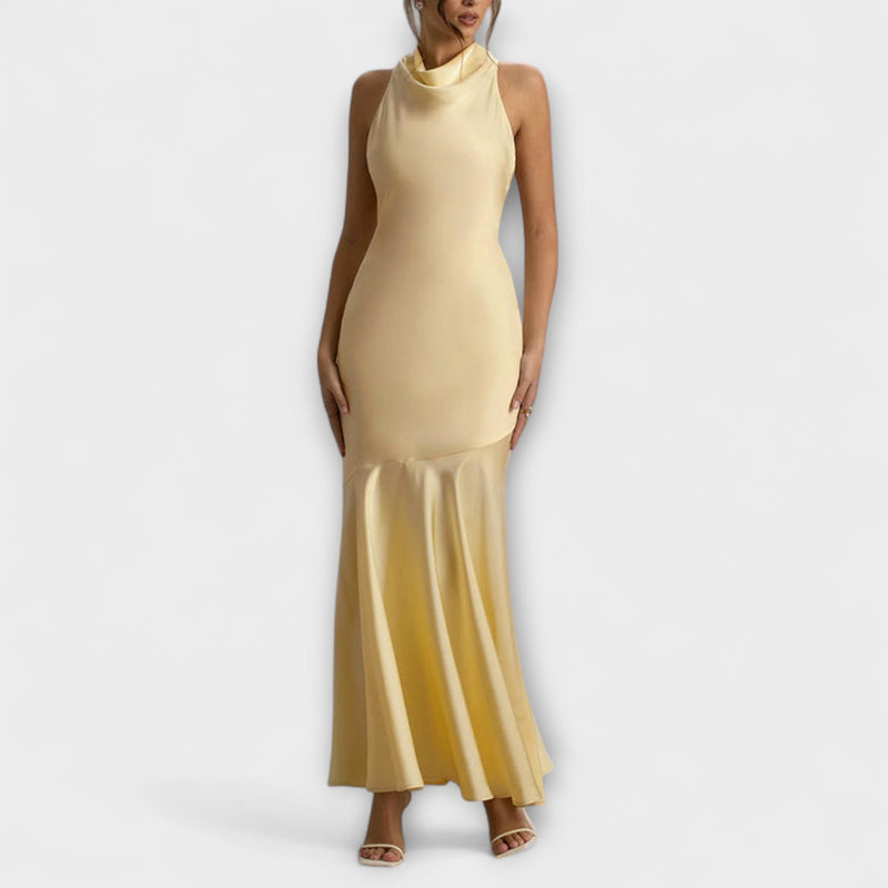 Lennon - Elegante Maxikleid aus Satin