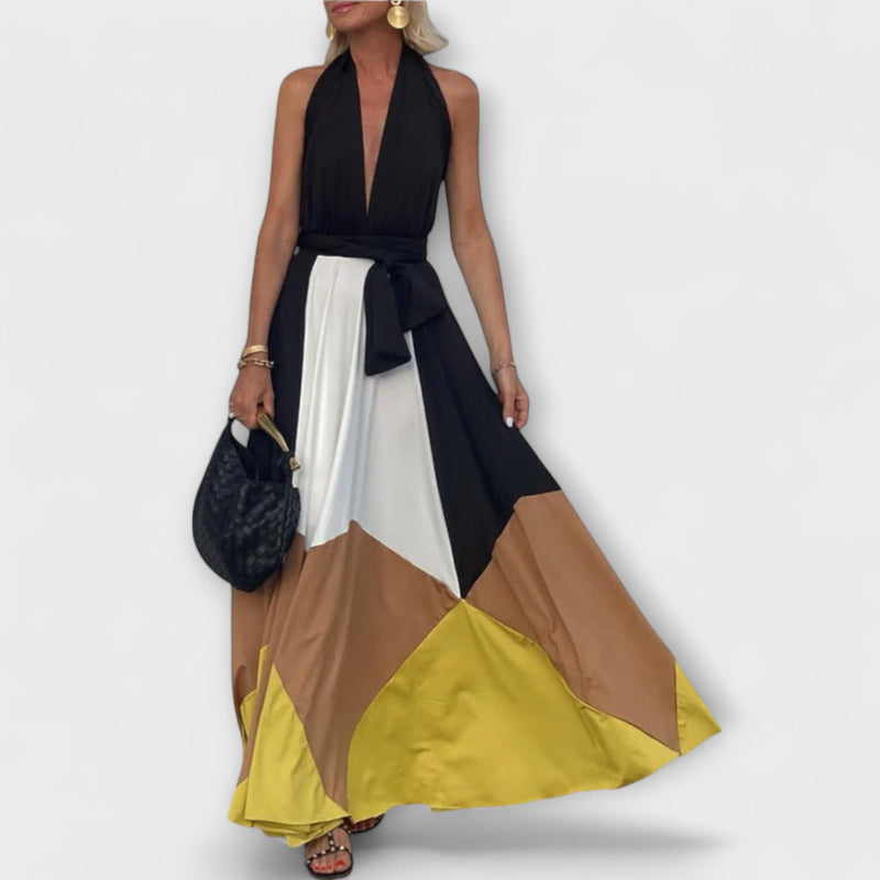 Nava - Vestido Largo con Espalda Abierta