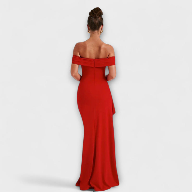 Gretchen - Vestido Maxi Esculpido en Santidad