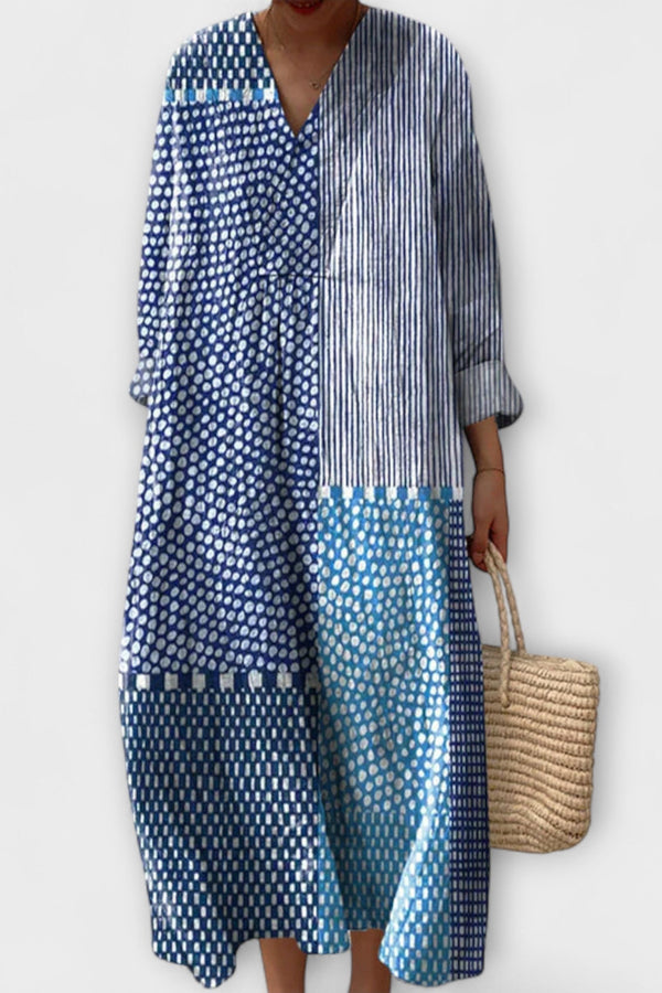 Irmgard – Elegante vestido de algodón hasta la rodilla