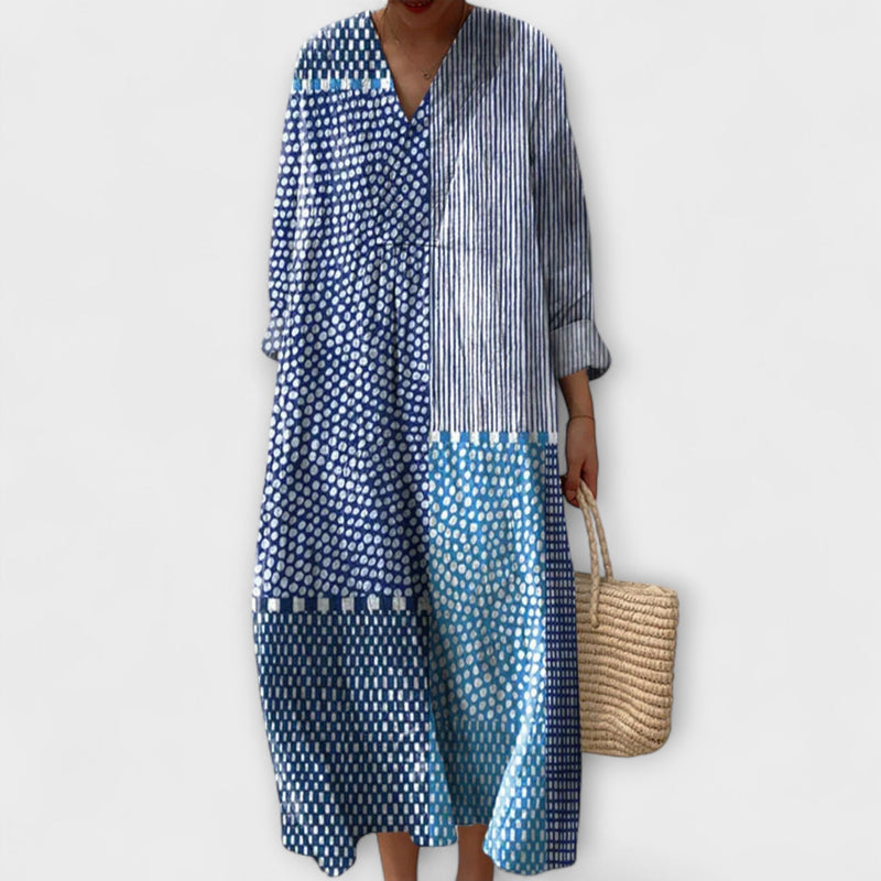 Irmgard – Elegante vestido de algodón hasta la rodilla