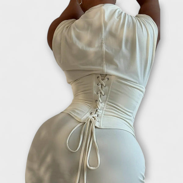 Vesper - Vestido Maxikleid Sin Tirantes