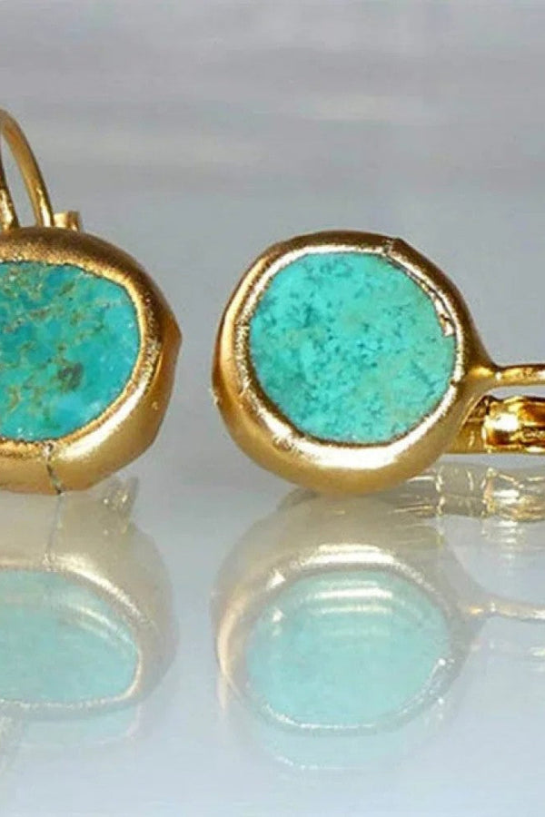 Pendientes Vintage con Turquesa