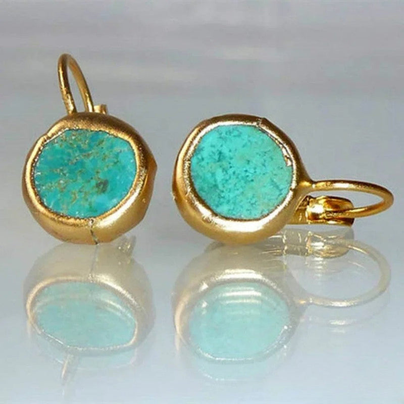 Pendientes Vintage con Turquesa