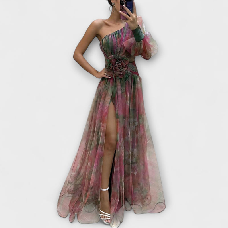 Minna – Vestido Maxi Amelie Asimétrico