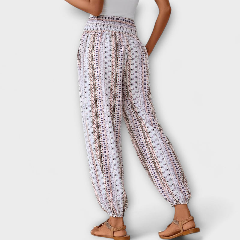 Scarlett - Pantalón con gráfico étnico