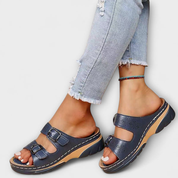 Sandalias de cuero ortopédicas