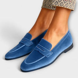 Louise - Zapatillas de terciopelo suaves