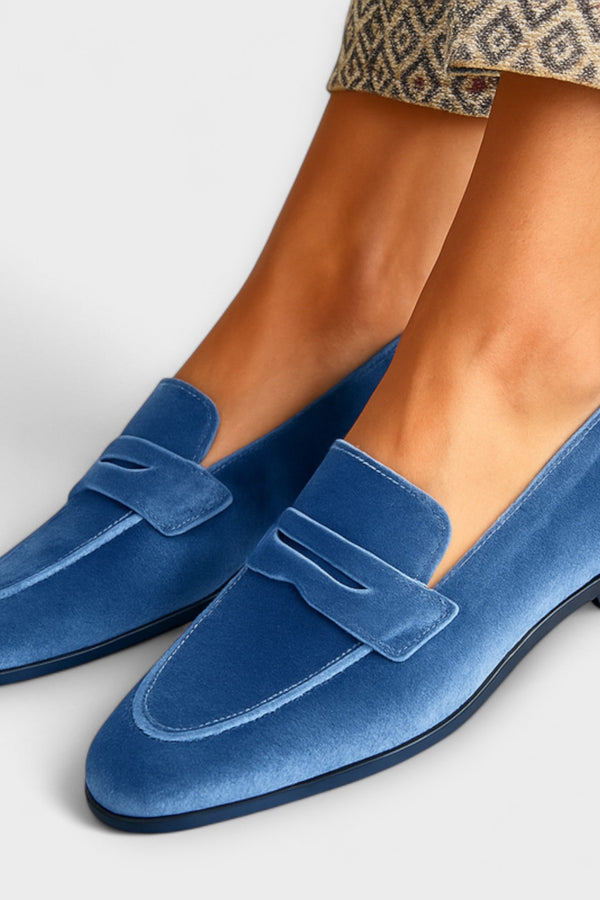 Louise - Zapatillas de terciopelo suaves