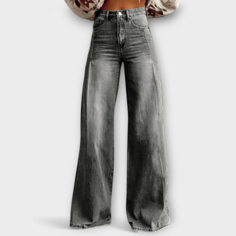 Hannah - Pantalones de pierna ancha