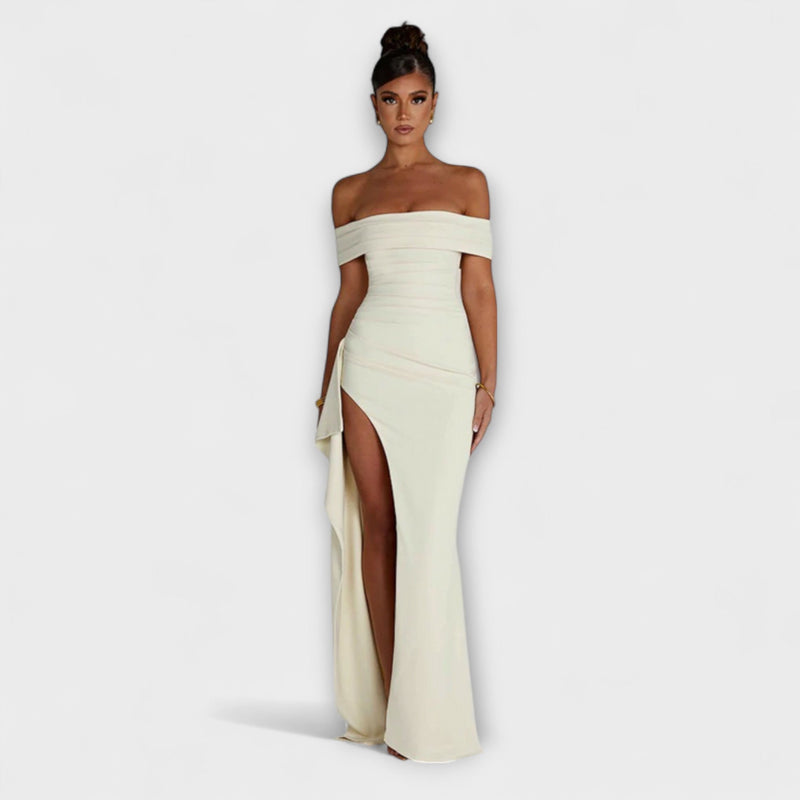 Gretchen - Vestido Maxi Esculpido en Santidad