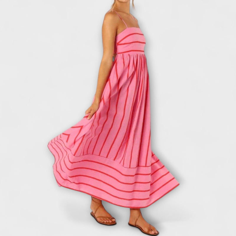 Svea - Maxi vestido en Bare Bloom
