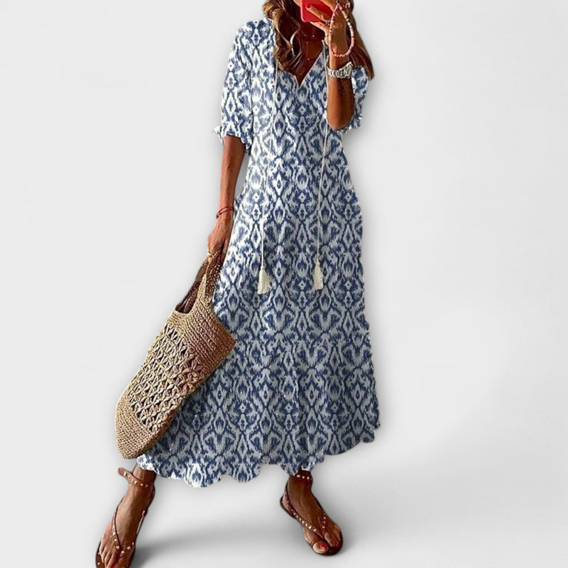 Anna – Vestido Bohemio de Verano para Damas