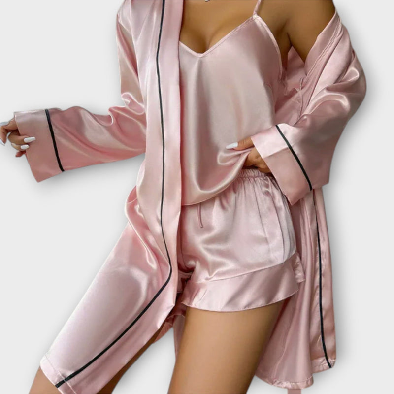 Félicité – Conjunto de pijama de 3 piezas cómodo