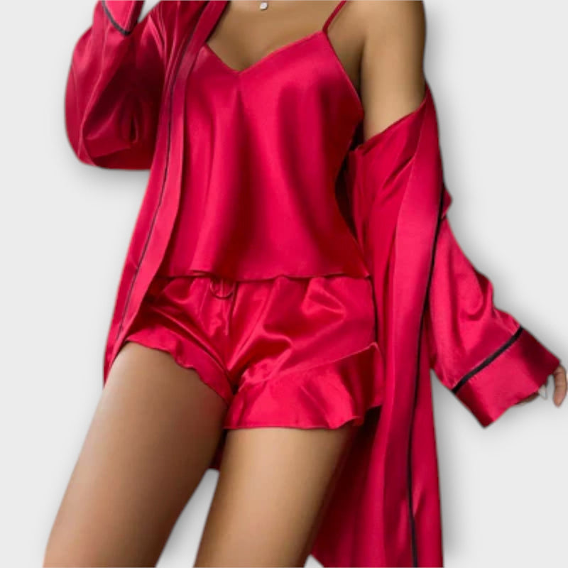 Félicité – Conjunto de pijama de 3 piezas cómodo