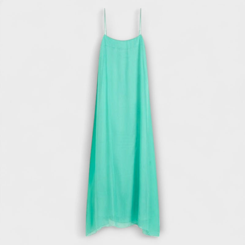 Madison - Elegante maxivestido con tirantes de espagueti