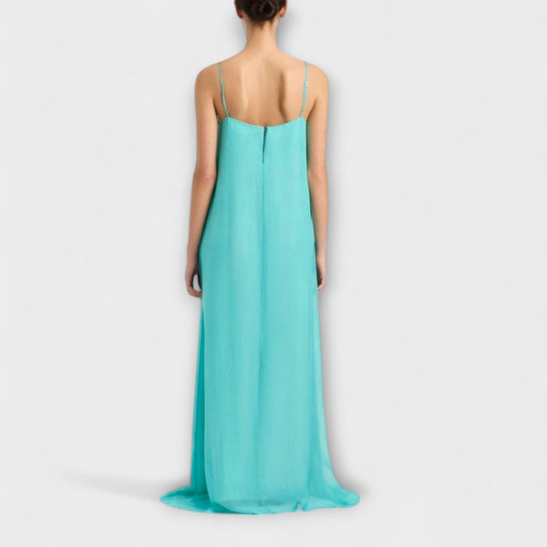 Madison - Elegante maxivestido con tirantes de espagueti