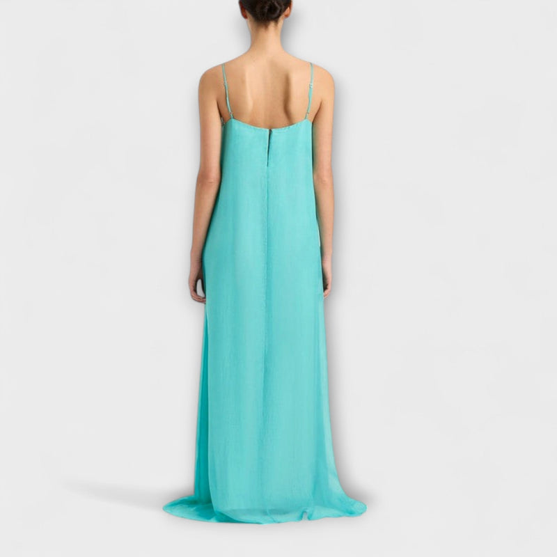 Madison - Elegante maxivestido con tirantes de espagueti