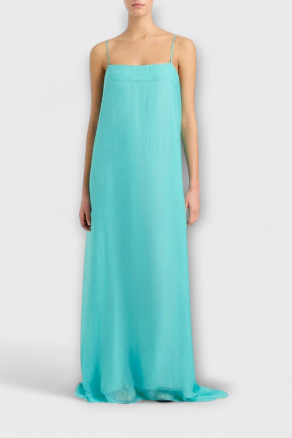 Madison - Elegante maxivestido con tirantes de espagueti