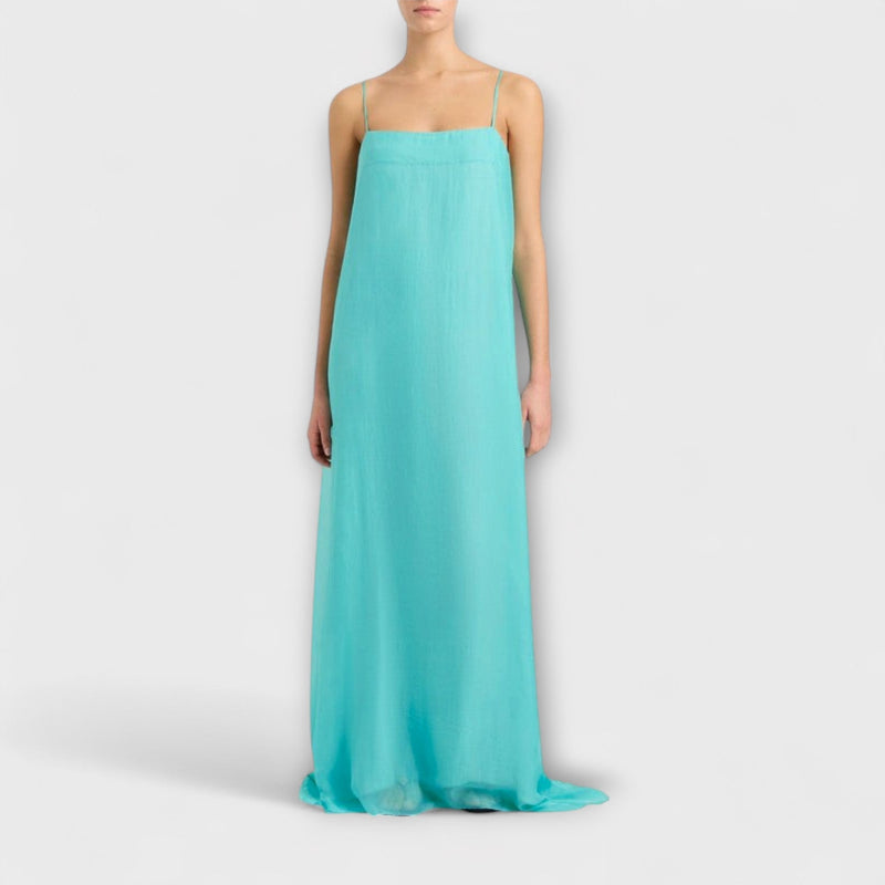 Madison - Elegante maxivestido con tirantes de espagueti