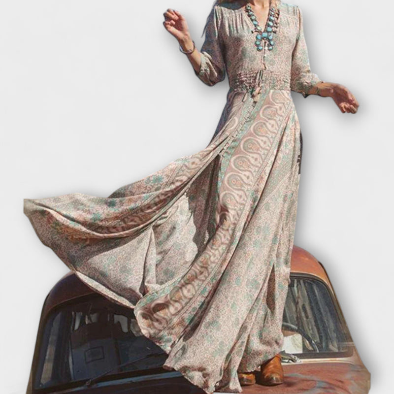 Vestido maxi bohemio casual